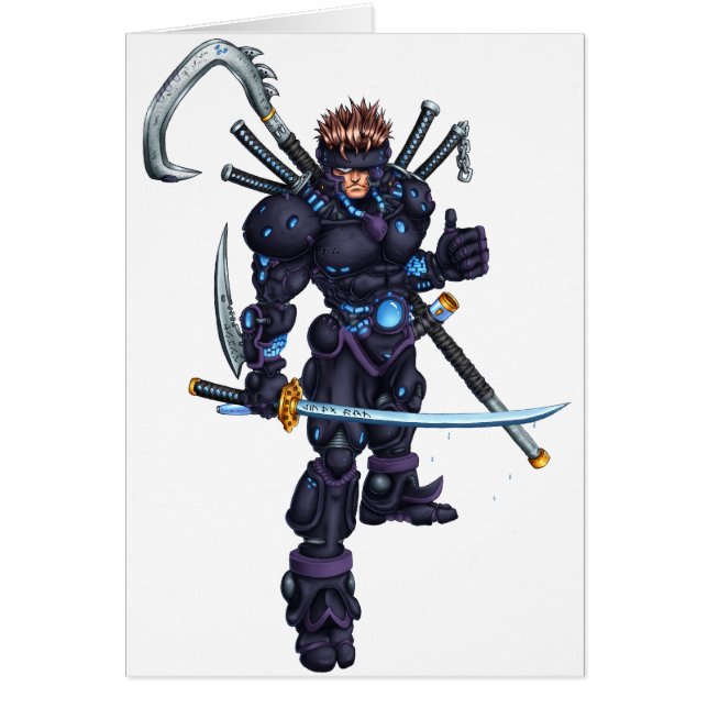 Cartão Cyber Ninja (Frente)