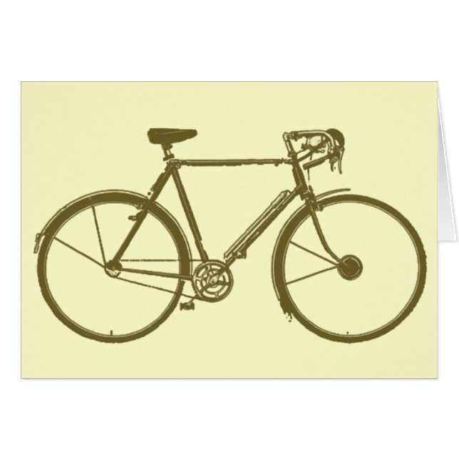 Cartão cycle: bike-image: cycling (Frente Horizontal)