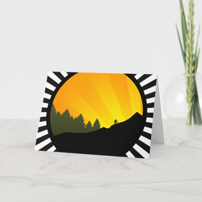 Cartão cycling : mountain rayz : (Frente)