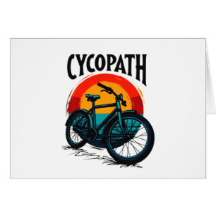 Cartão Cycopath: Bike Energetica com Teto Gráfico do Sol