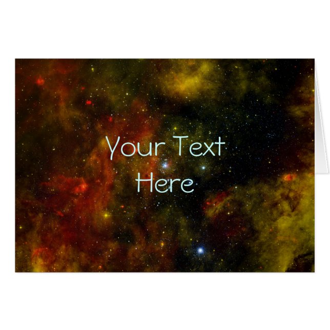 Cartão Cygnus OB2 Star Cluster (Frente Horizontal)