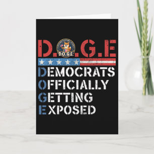 Cartão D.o.g.e Doge Departamento De Eficiência Governamen