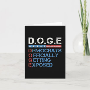 Cartão D.o.g.e Doge Departamento De Eficiência Governamen