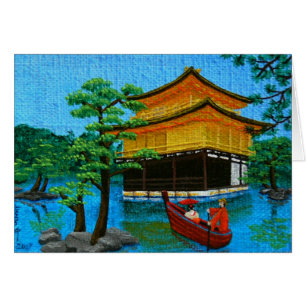 Cartão Da "A chegada gueixa "