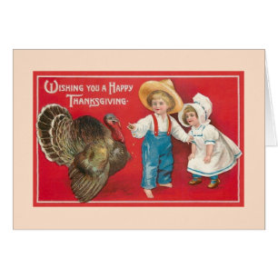 Cartão da acção de graças do Victorian