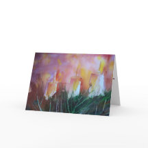 Cartão da aguarela do calor do feriado