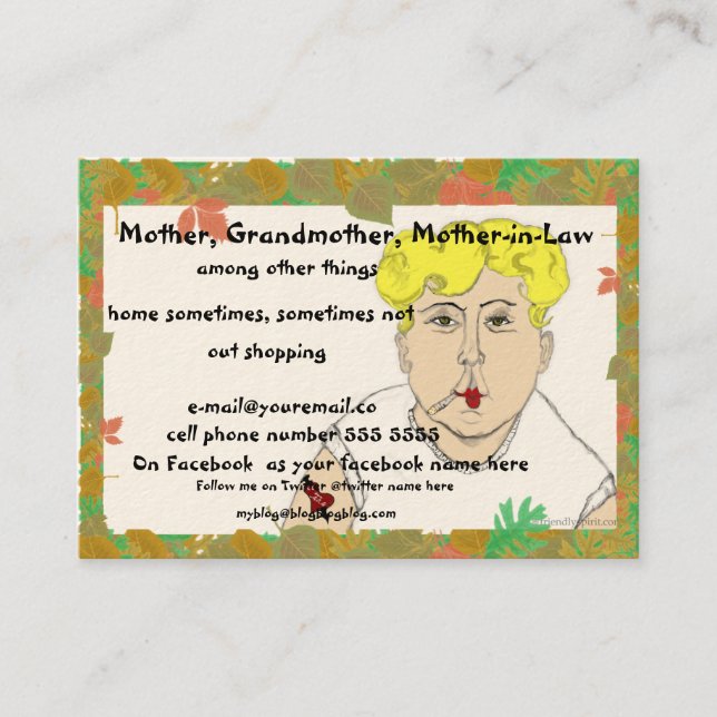 Cartão da aposentadoria do nascido no Baby Boom - (Frente)