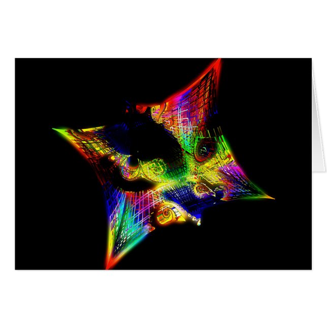 Cartão Da "arco-íris da teoria corda" (Frente horizontal)