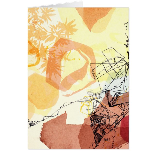 Cartão da arte abstracta da cifra (Frente)