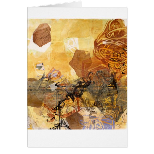 Cartão da arte abstracta do pulso dos dados (Frente)