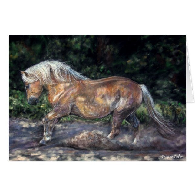 Cartão da arte da brisa da noite (Frente Horizontal)