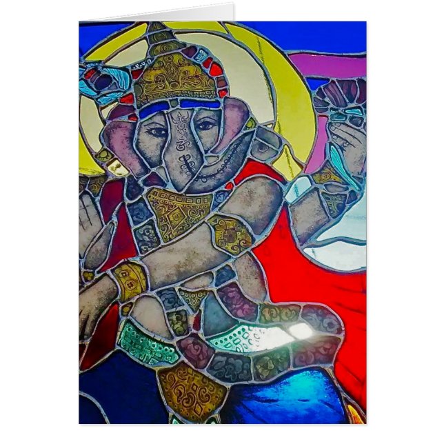 Cartão da arte de Ganesh (Frente)