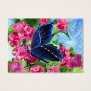 Cartão da arte do aceo da glória da borboleta