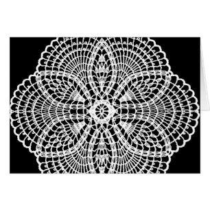 Cartão da arte do Doily