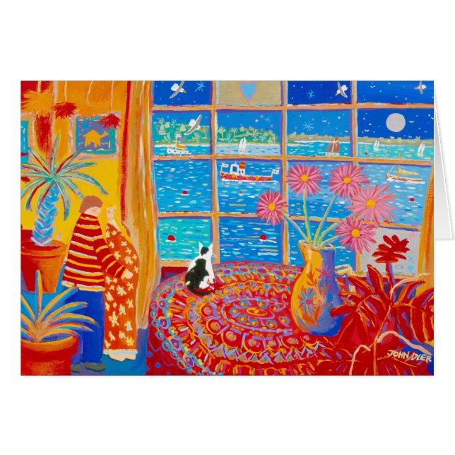 Cartão da arte: Esperando o bebê (Frente Horizontal)