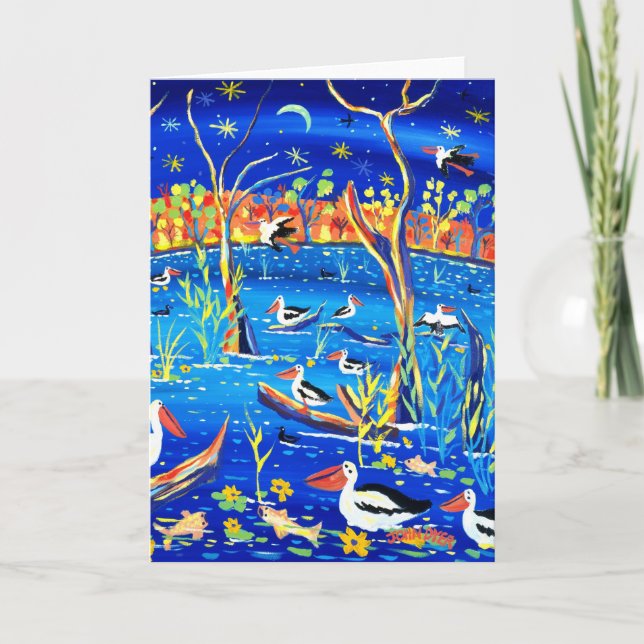 Cartão da arte: Estação de Banrock, cartão de (Frente)