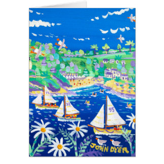 Cartão da arte que compete abaixo do rio Fowey