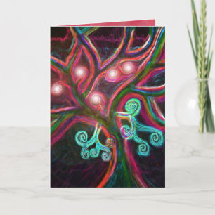 Cartão da árvore de Natal