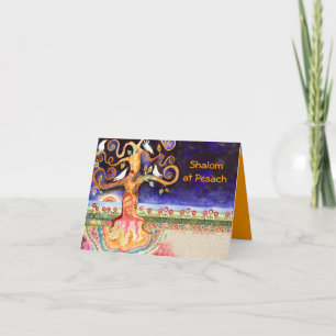 Cartão da árvore do Passover