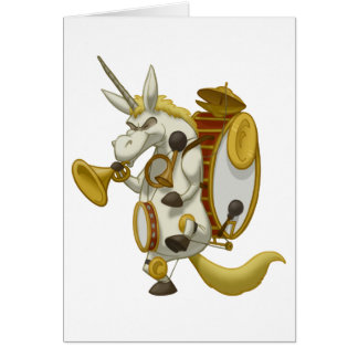 Cartão da banda do Um-Unicórnio (vazio para