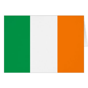 Cartão da bandeira de Ireland