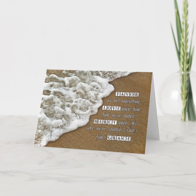 Cartão da benevolência do deus (Frente)