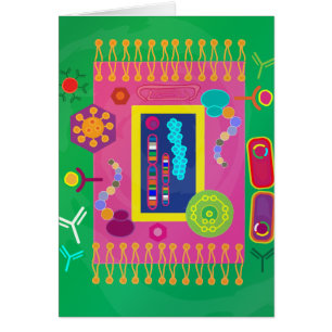 Cartão da biologia