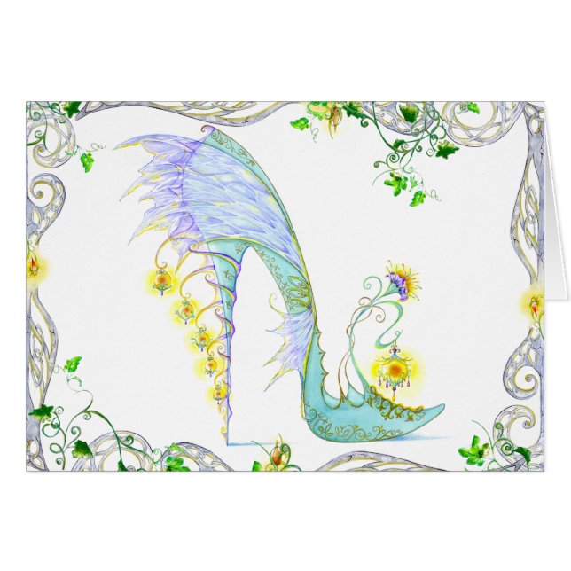 Cartão da bola do país das fadas (Frente Horizontal)