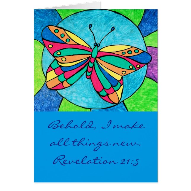 Cartão da borboleta (Frente)