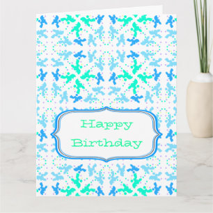 Cartão da caniche do teste padrão