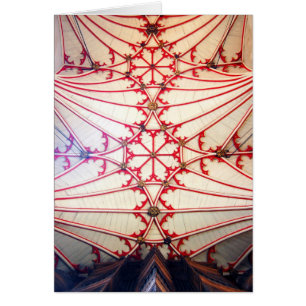 Cartão da capela da faculdade de Winchester