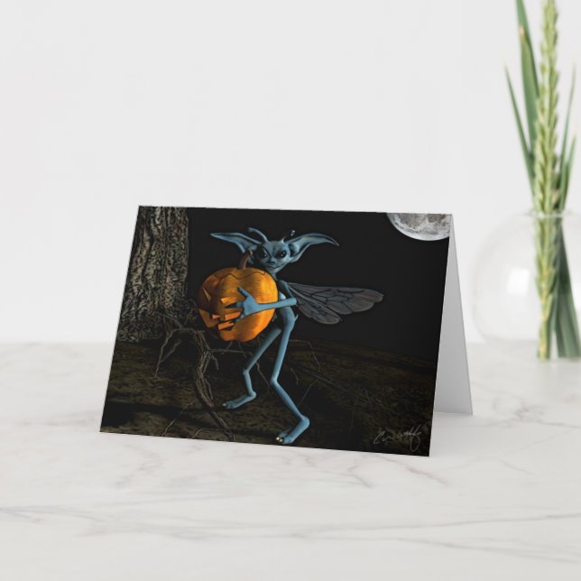 Cartão Da "cartão do ladrão abóbora" (Frente)