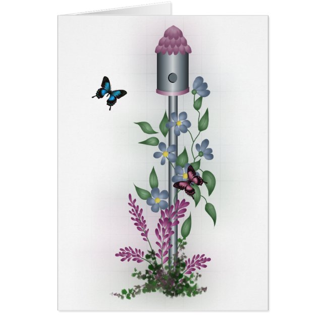 Cartão da casa do pássaro (Frente)