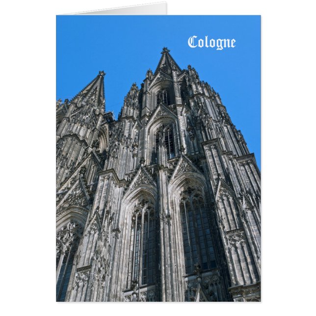 Cartão da Catedral de Colônia (Frente)