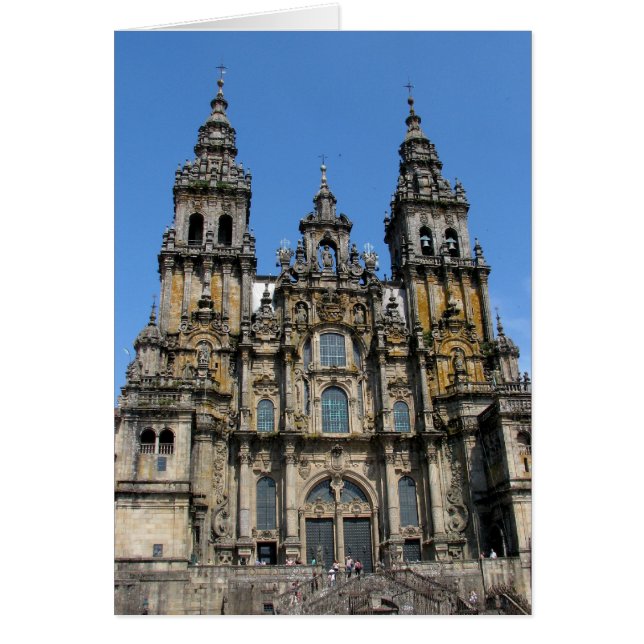 Cartão da catedral de Santiago de Compostela (Frente)