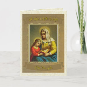 Cartão da Católica Santa Ana Mãe de Maria