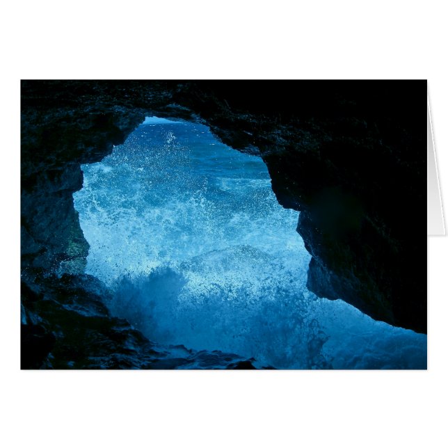 Cartão da caverna do bastão (Frente Horizontal)