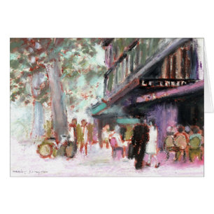 Cartão da cena de Paris