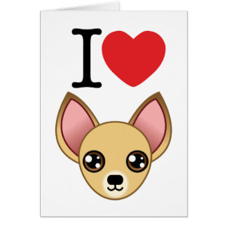 Cartão da chihuahua