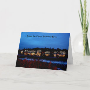 Cartão Da cidade do amor fraternal