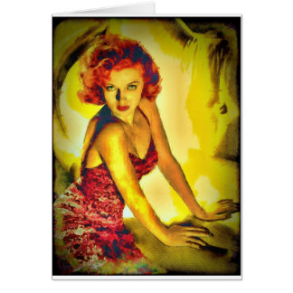 Cartão Da "cobrir" Lana Turner polpa