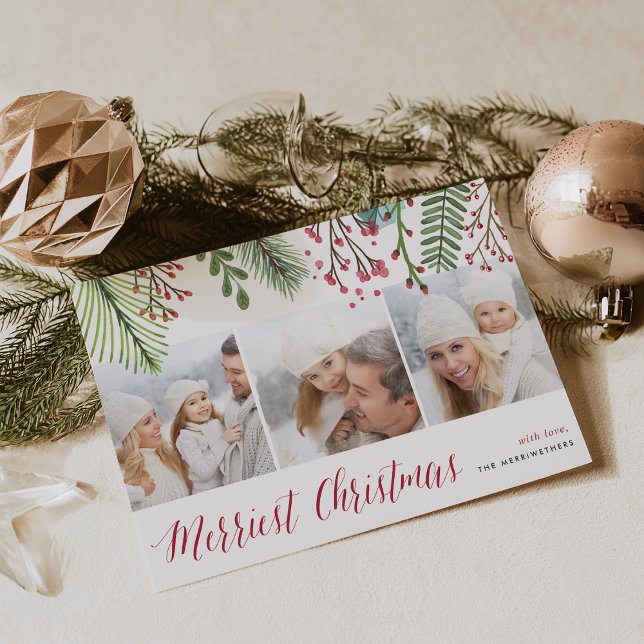 Cartão da colagem da foto da folha | do feriado (Criador carregado)