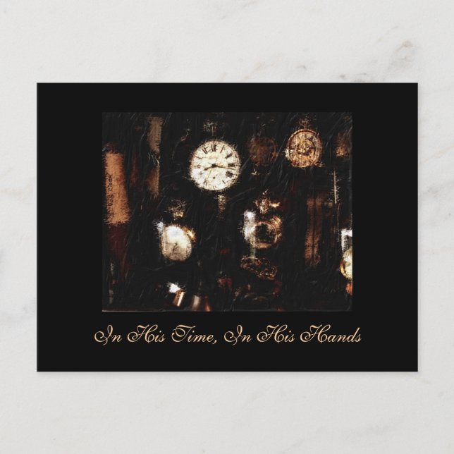 Cartão da coleção de relógio do pulso de disparo e (Frente)