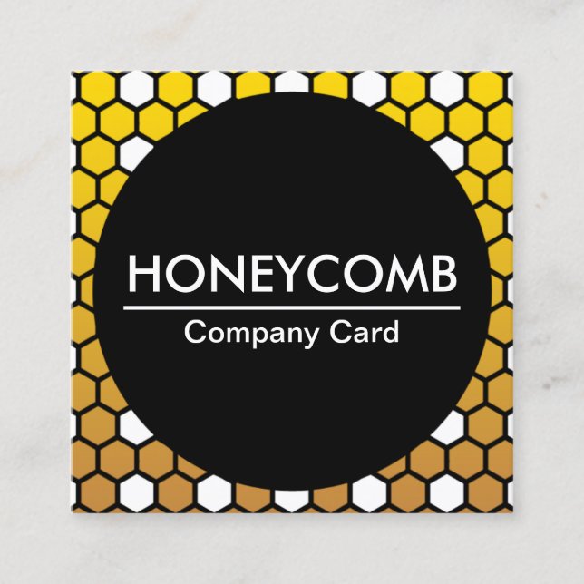 cartão da empresa hexa honeycomb (Frente)