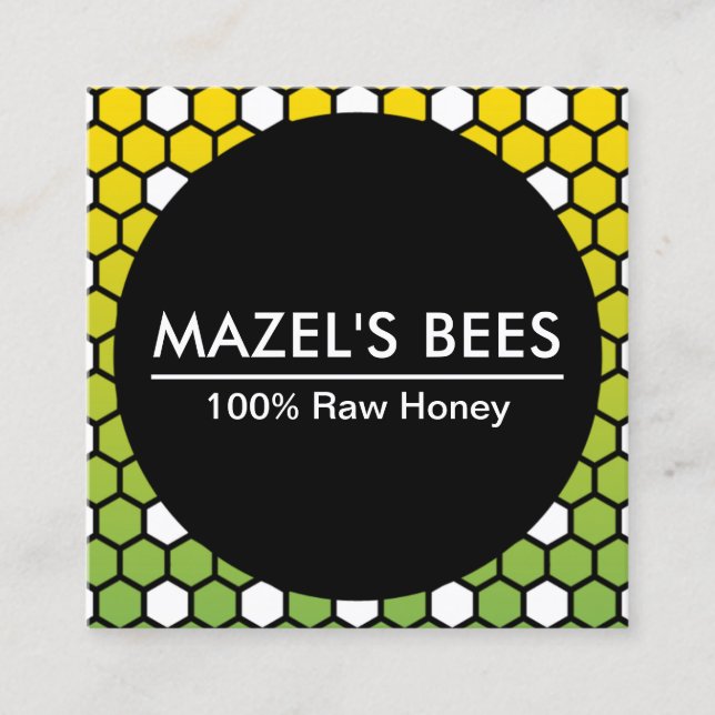 cartão da empresa hexa honeycomb (Frente)