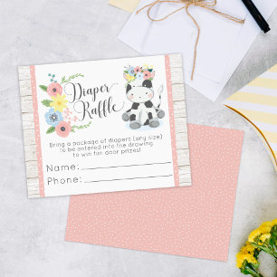 Cartão da entrada do jogo do chá de fraldas da