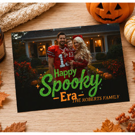 Cartão da era Happy Spooky, foto cartão halloween
