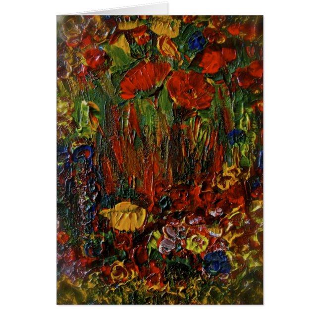 Cartão da flor selvagem (Frente)