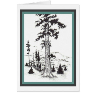 Cartão da floresta