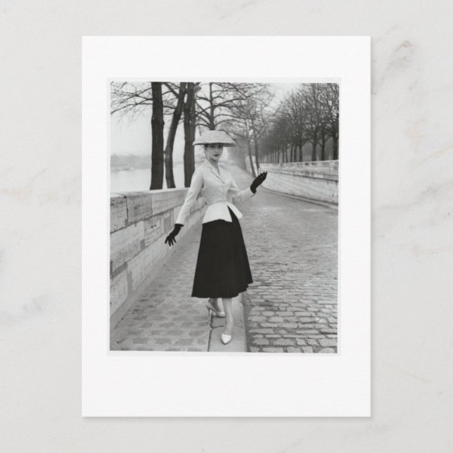 cartão da forma dos anos 50 (Frente)